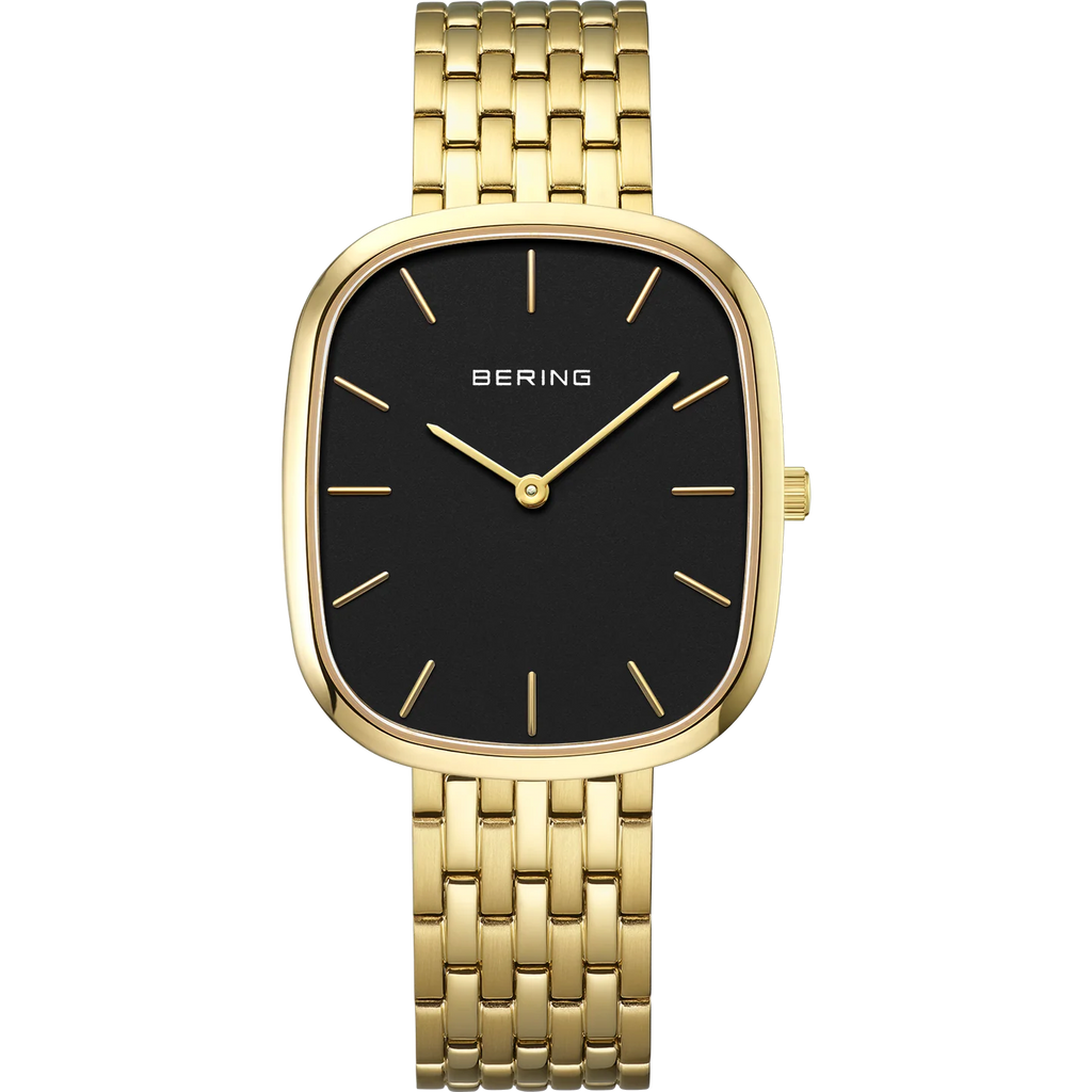 Square Link Watch Black - 12532-732