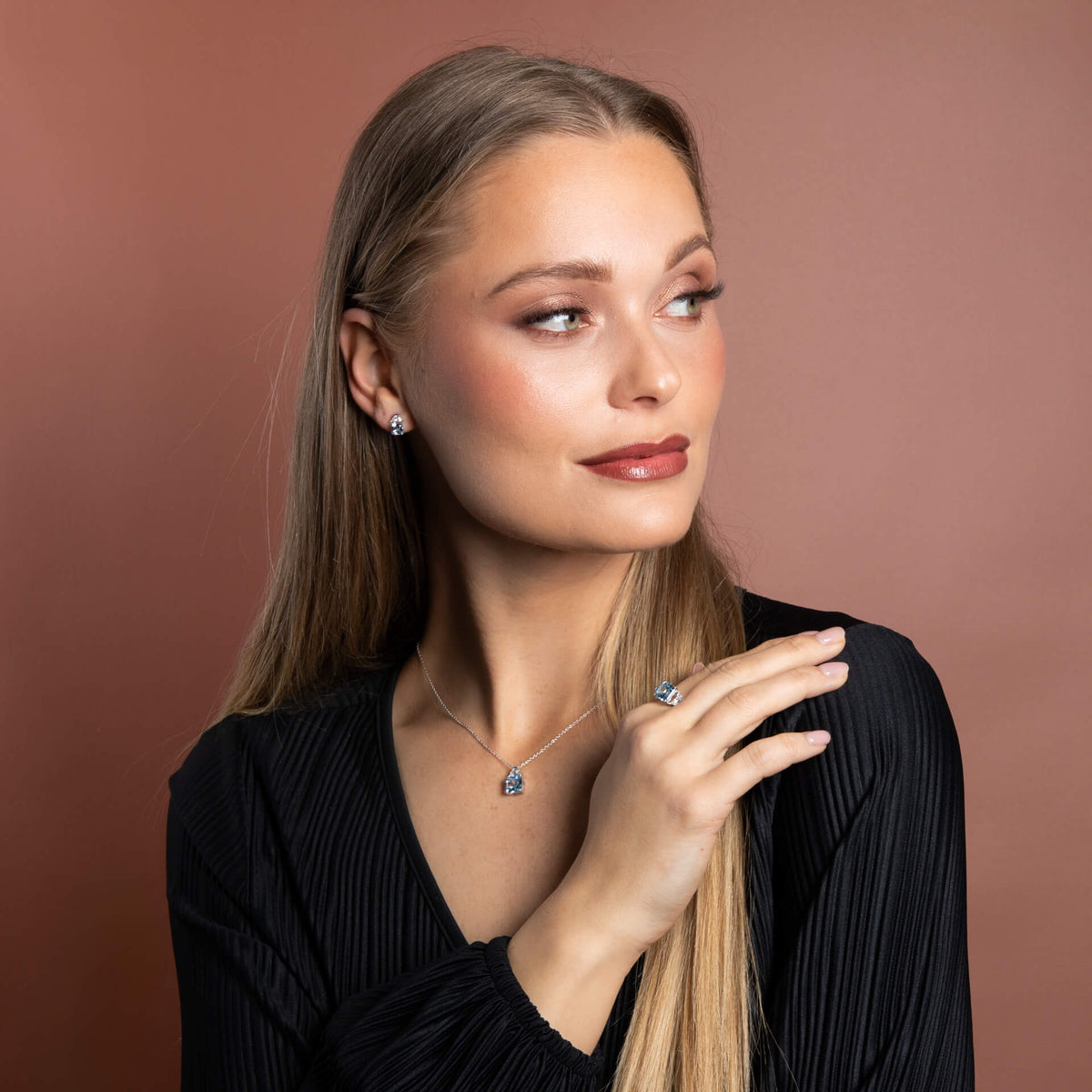 Diamonfire Square Cut Necklace