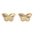 Elements Gold Butterfly Stud Earrings