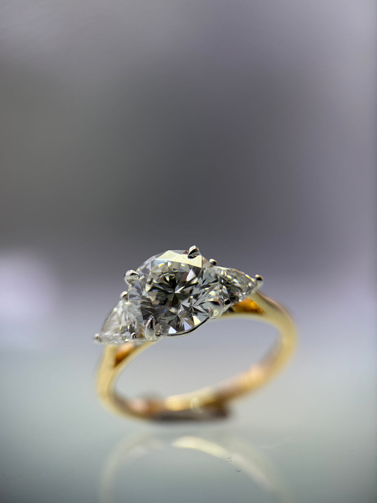 9ct Yellow Gold 2.00ct Lab-Grown Diamond Engagement Ring