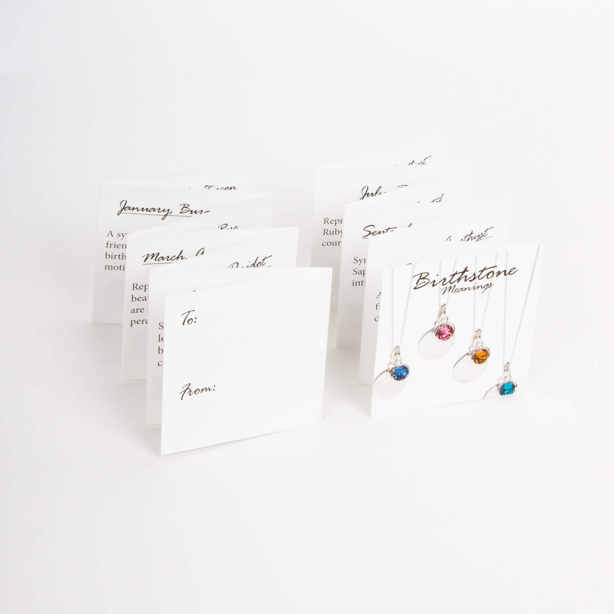 Beginnings Crystal Birthstone Hoop Earring Charms
