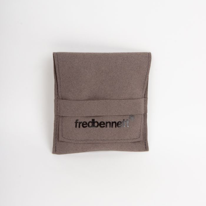 Fred Bennett Stainless Steel Chain Bracelet with Black Nylon Detail